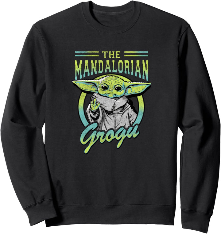 Star Wars: The Mandalorian Grogu Logo Portrait Sweatshirt
