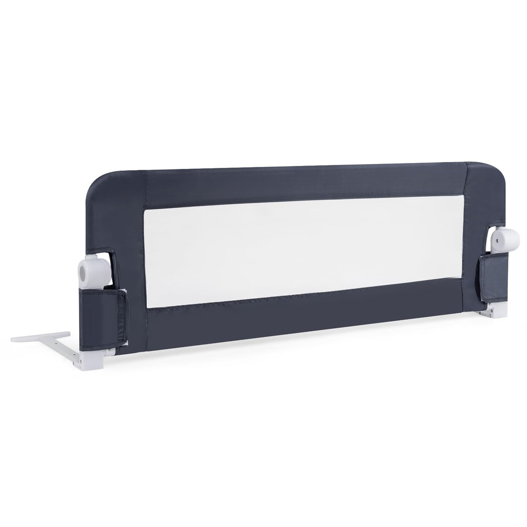 GOPLUS Bettgitter 120/150 cm, Sicherheitsgitter klappbar für Kinderbett, Einzel-, Doppel-, Queensize