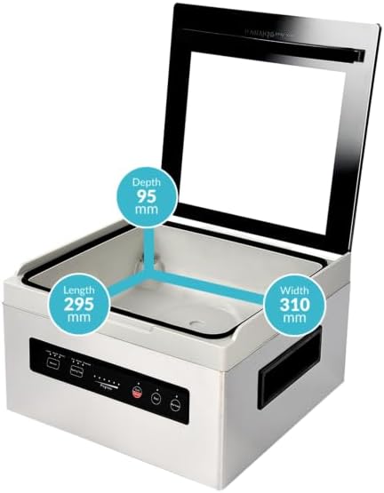 SousVideTools IV3.0 Kammervakuumierer, Schwarz und Silber