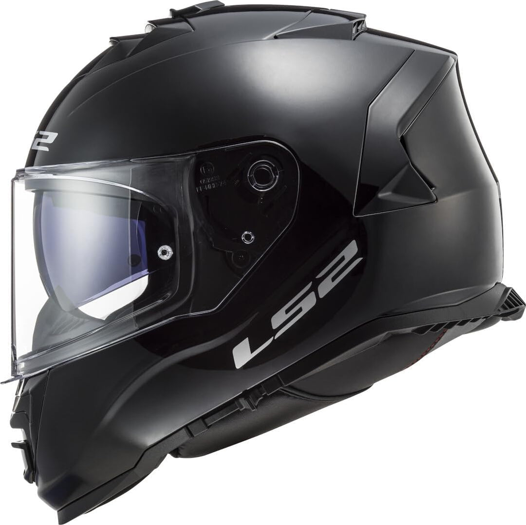LS2 Herren Storm Motorradhelm M Schwarz, M Schwarz