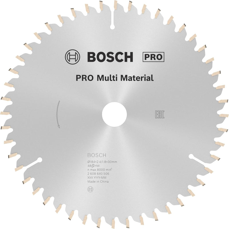 Bosch Accessories Bosch Professional 1x Kreissägeblatt Multi Material (für Multimaterial, Sägeblatt