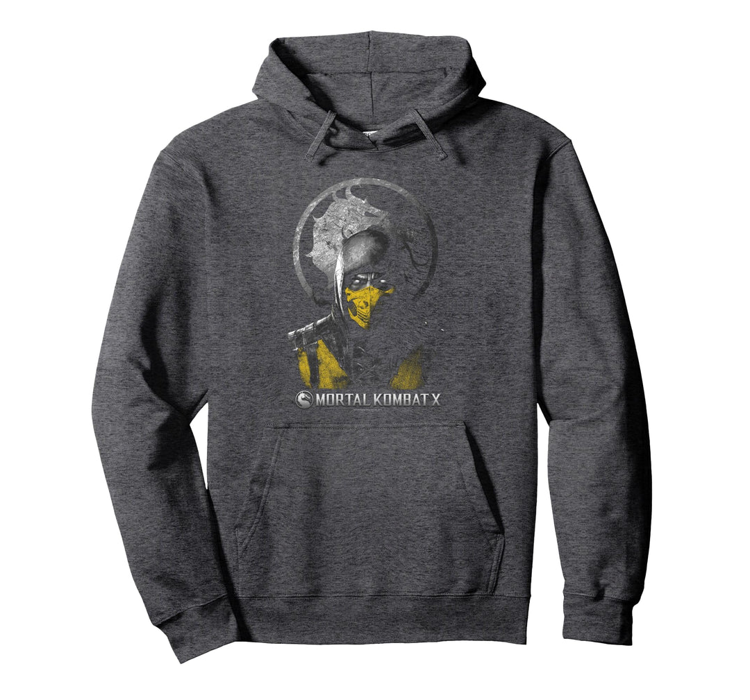 Mortal Kombat X Scorpion Bust Pullover Hoodie
