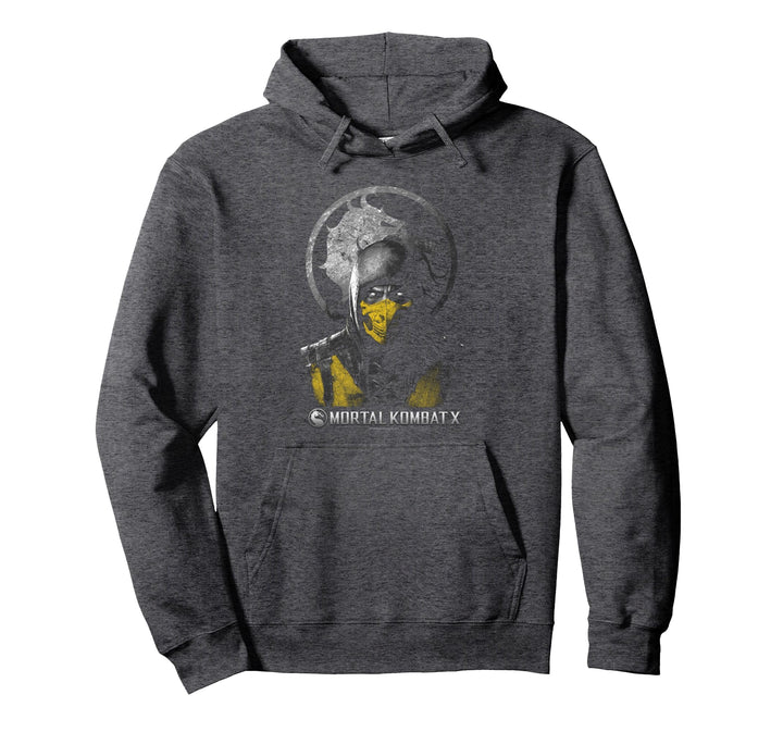 Mortal Kombat X Scorpion Bust Pullover Hoodie