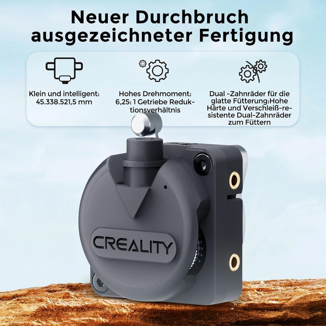 Creality Ender 5 MAX Extruder, Direktantrieb-Extruder ohne Schrittmotor, Dual-Zahnrad-Zuführung, unt