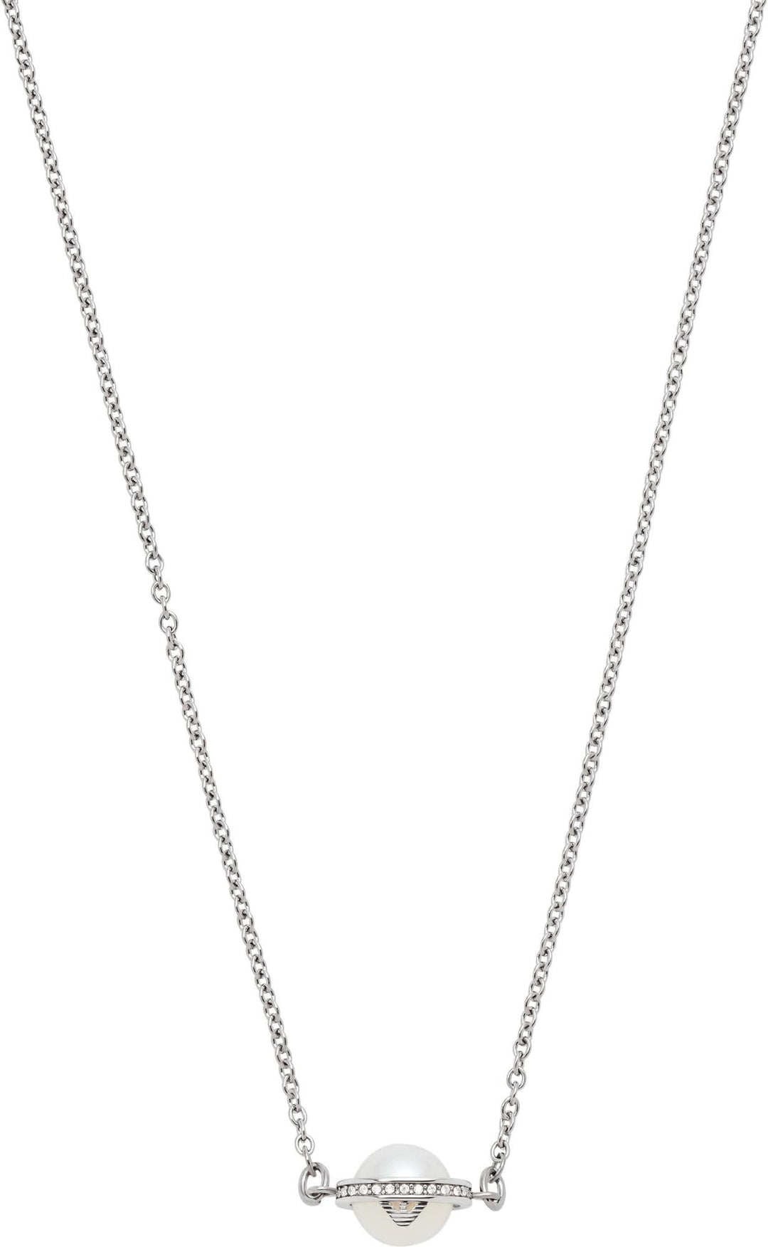 Emporio Armani Halskette Für Frauen Essential, Gesamtlänge:350+70mm Verstellbare Kette Grösse Perle: