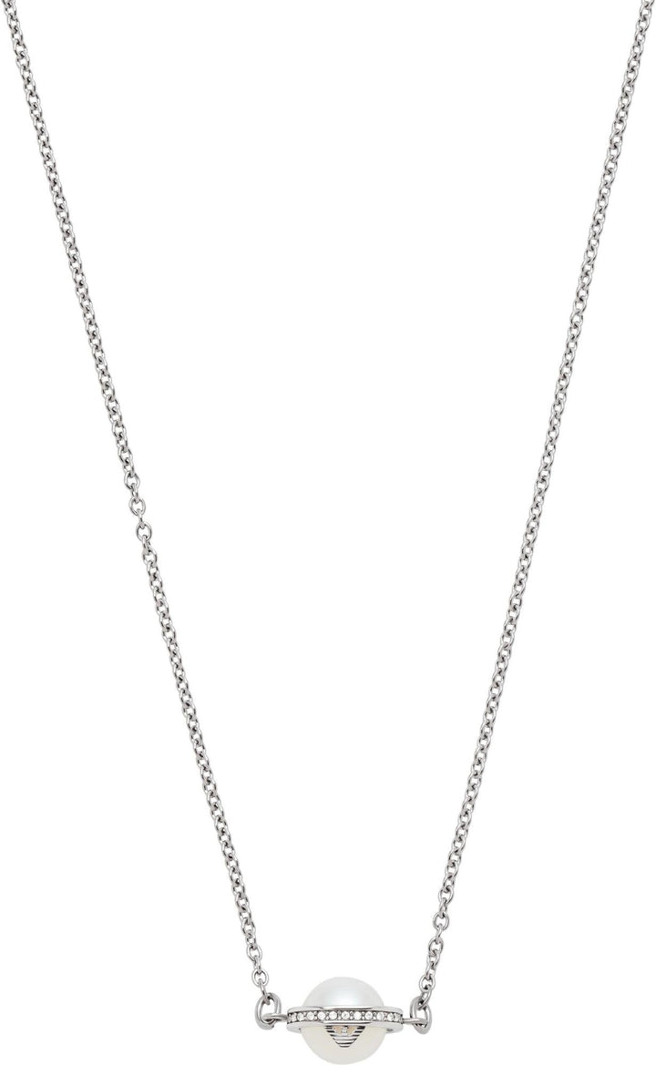 Emporio Armani Halskette Für Frauen Essential, Gesamtlänge:350+70mm Verstellbare Kette Grösse Perle:
