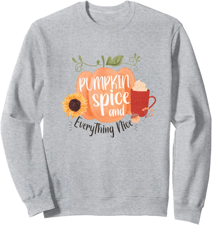 Schönes Pastell-Design, Kürbis-Gewürz, alles schön. Sweatshirt