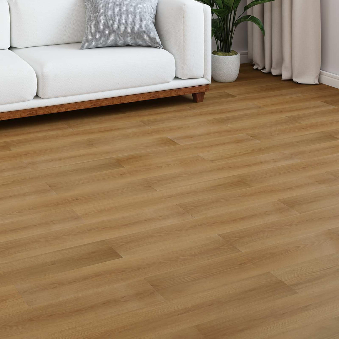 Laminatboden Helles Lavendel, Holzwerkstoff Planken ohne Fase, 101 x 20 x 0,8 cm, 15er Set, Klicksys