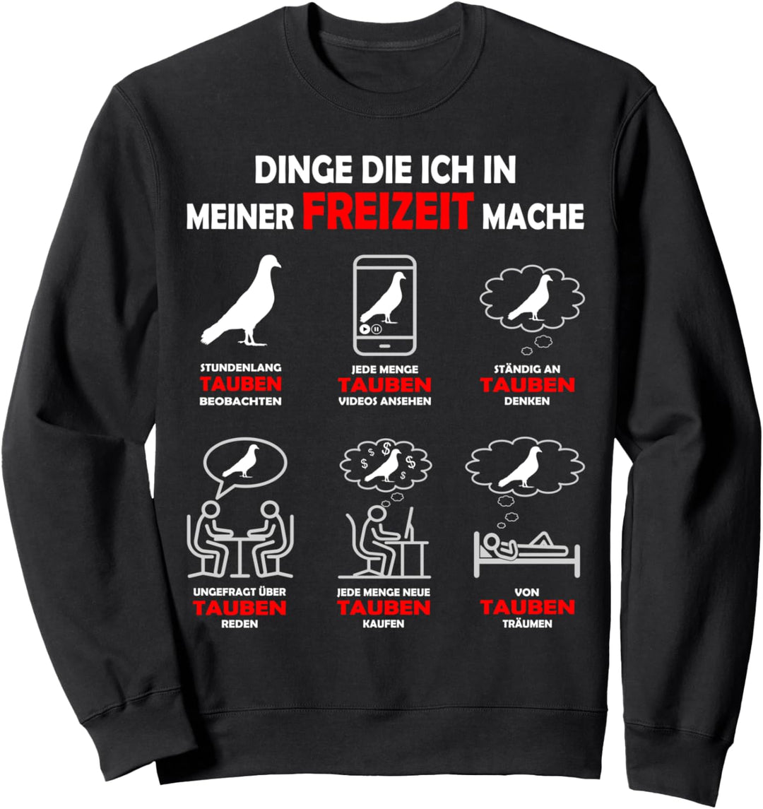 Brieftauben | was ich in der Freizeit mache | Taubenzüchter Sweatshirt