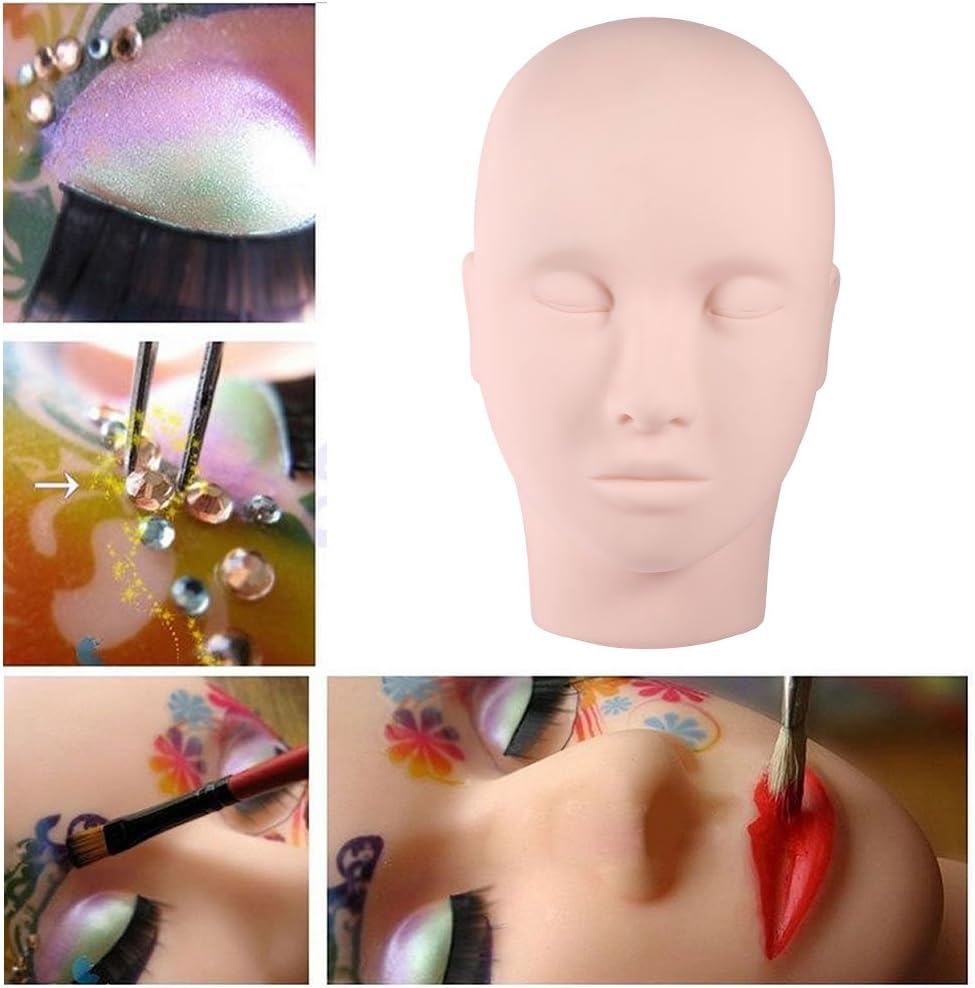 übungskopf für make up,Schminkkopf,Trainings-Schaufensterpuppenkopf,Schaufensterpuppen-Trainingskopf
