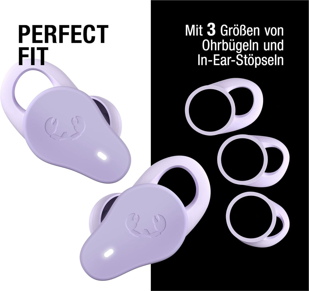 Fresh 'n Rebel Twins Rush, Bluetooth Kopfhörer Sport In-Ear mit Hybrid aktiver Noise Cancelling, Amb