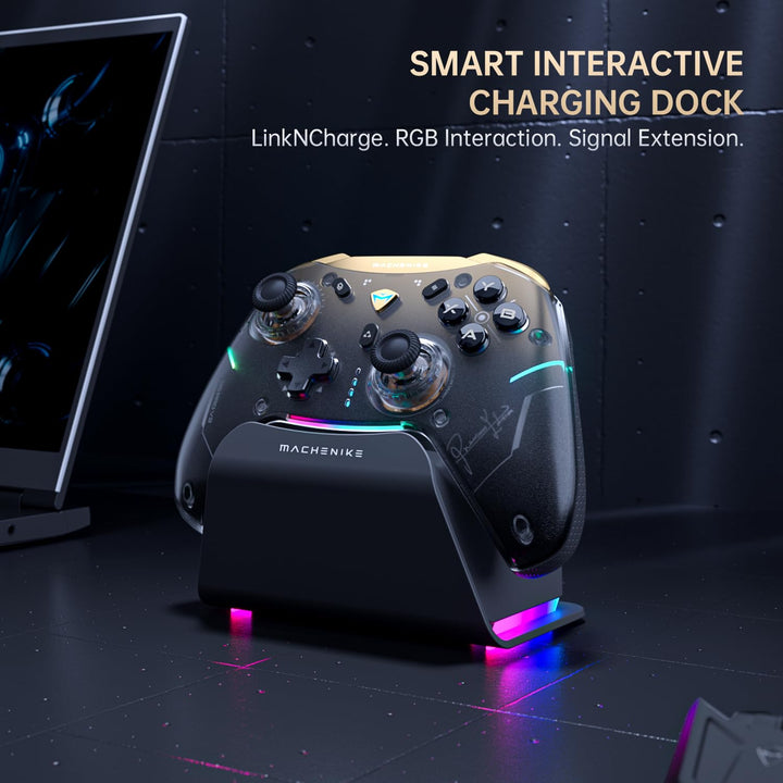 Machenike G5Pro V2 1000HZ PC Controller Wireless für NS/PC/iOS/Android, Bluetooth 2.4G Kabelgebunden