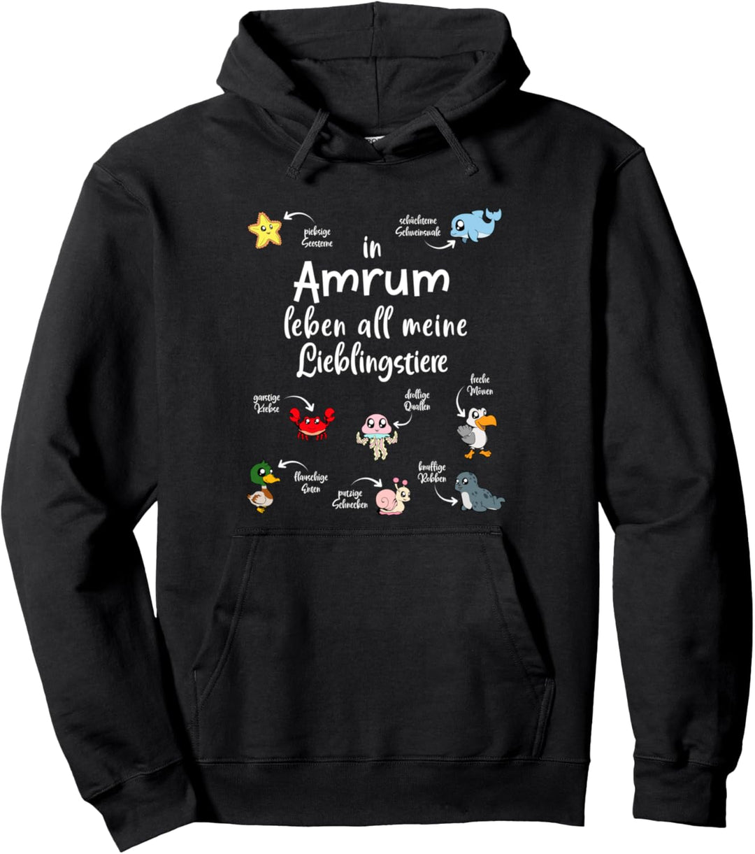 Meine Lieblingstiere in Amrum Pullover Hoodie