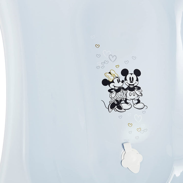 keeeper Micky Ergonomische Babywanne mit Stöpsel, Ab 0 bis ca. 12 Monate, 84 cm, Maria, Himmelblau H