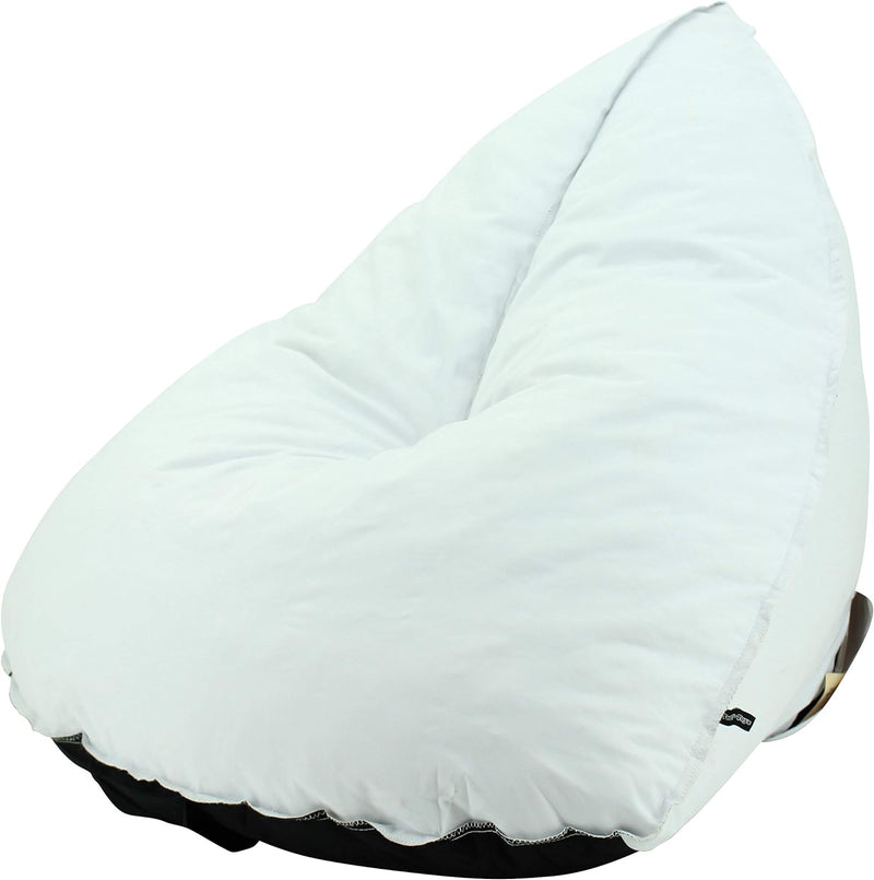 Happy Home Company 11445 Sitzsack Bean Bag Sitzkissen Weiss