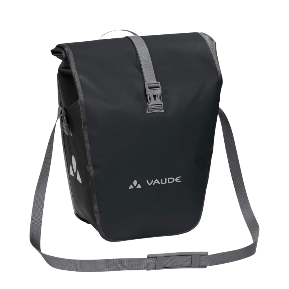 VAUDE Fahrradtasche für Gepäckträger Aqua Back Single 1 x 24 L in 24 l Schwarz, 24 l Schwarz
