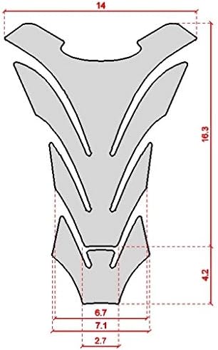 LABELBIKE 3D Aufkleber Motorrad Tankpad kompatibel mit Suzuki | GSX-R, Harzschutz, Kratzfestigkeit,