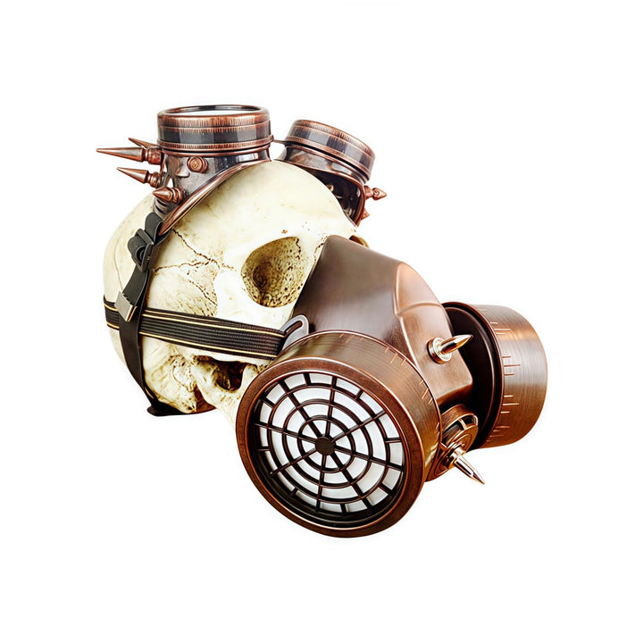 Steampunk Gasbrille Maske Retro Gothic Punk Zombie Soldaten Schädel Maske für Halloween Cosplay Requ