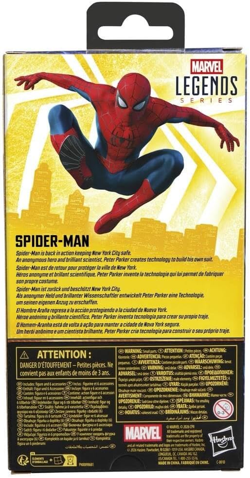 Marvel Legends Series Spider-Man, Spider-Man: Brand New Day Action-Figurenset zum Sammeln (15 cm)