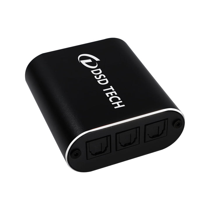 DSD TECH SH-AC01B Optischer Audio-Switcher unterstützt 3 SPDIF IN 1 Out