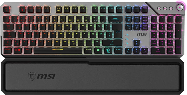 MSI Vigor GK71 Sonic RED DE Gaming Tastatur, QWERTZ & CLUTCH GM20 ELITE Gaming-Maus - 6.400 DPI Opti