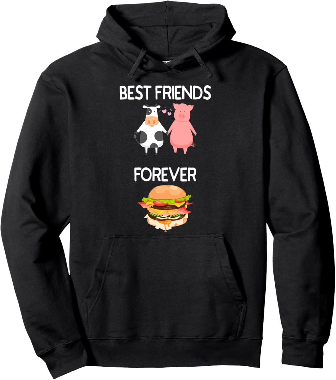 Best Friends Forever Speck Rindfleisch Fleisch Bacon Burger Pullover Hoodie