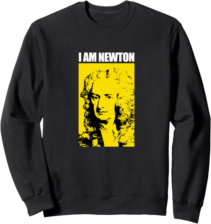 Science Comics Kids Ich bin Newton Two Toned Physics Poster Sweatshirt
