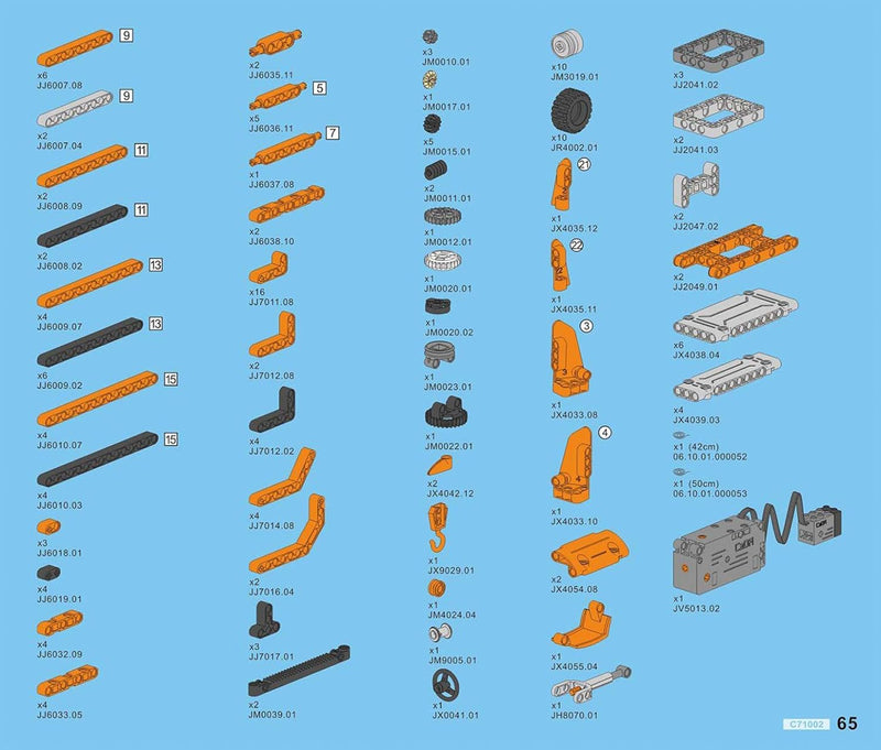 CaDA 10in1 Hafen-Set (Truck, Hänger, Gabelstapler, Lader, Kräne, Container UVM!), 634 Teile (kompati