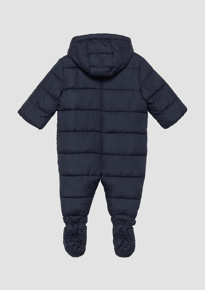 s.Oliver Junior Jungen 2149786 Schneeanzug mit Kapuze 92 Blau 5952, 92 Blau 5952
