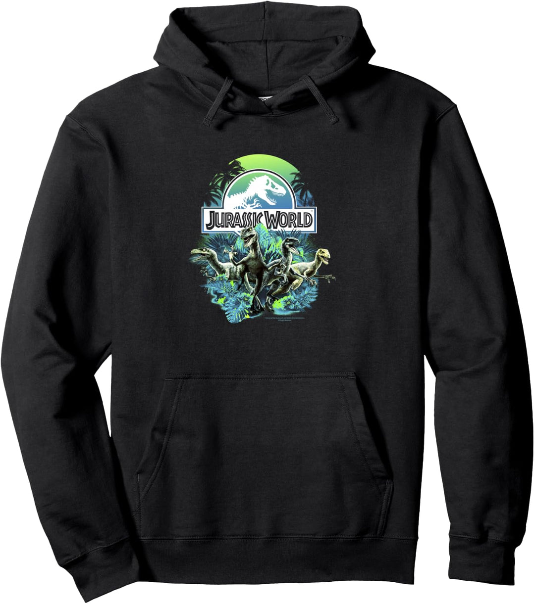 Jurassic World Velociraptor Squad Jungle Team Pullover Hoodie