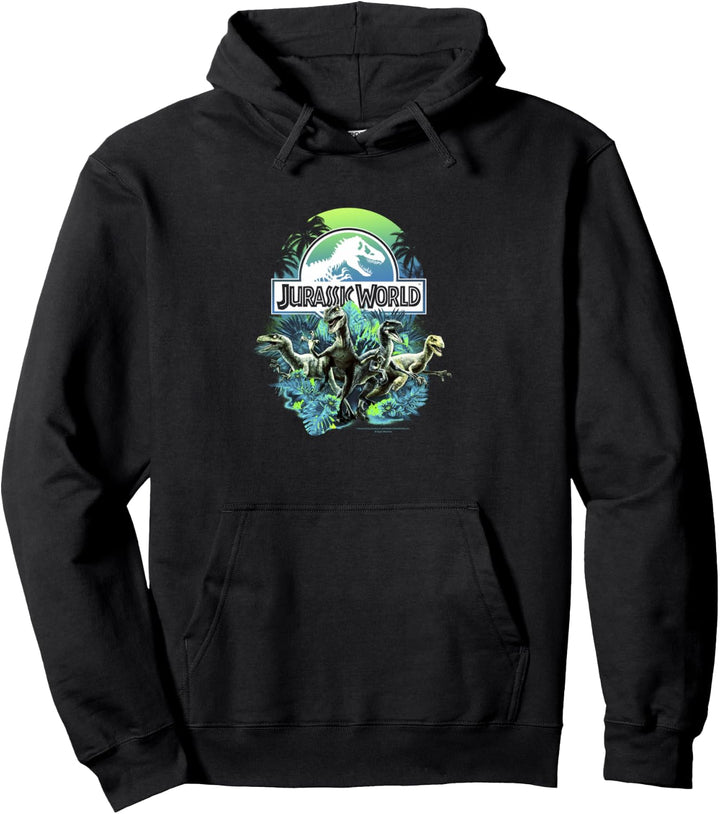 Jurassic World Velociraptor Squad Jungle Team Pullover Hoodie