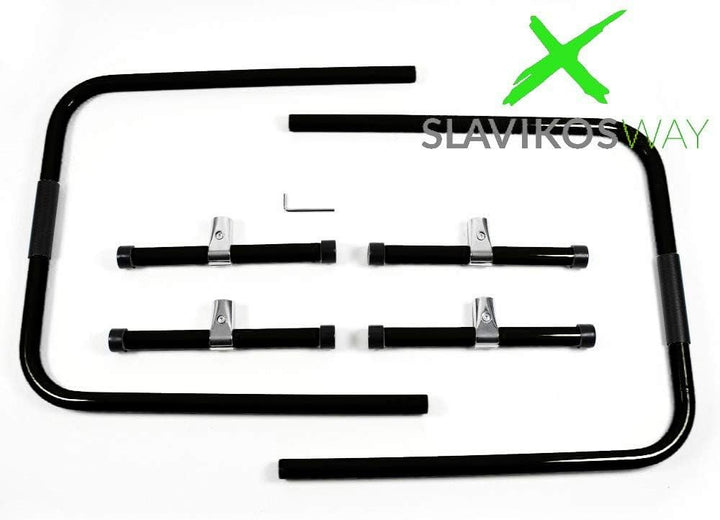 Slavikosway Paar tragbare Dip Station Barren Fitness Parallette Push Up für Heim-Gym Training 73x61c