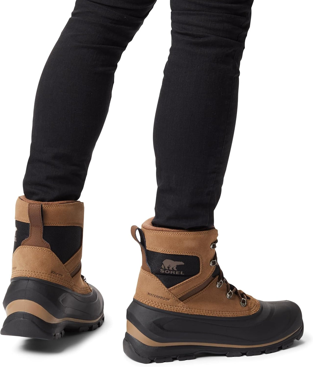 Sorel Buxton Lace Waterproof wasserdichte Winterstiefel für Herren, Braun (Major x Black), 40 EU 44