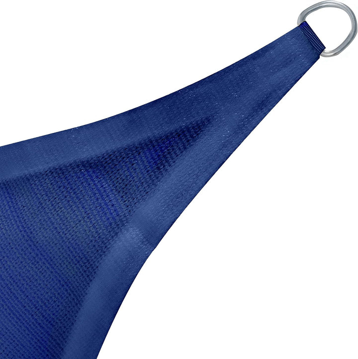 Sonnensegel 3x4 rechteckig blau Sonnenschutz ohne Hitzestau Garten Camping 3 x 4 m - rechteckig Blau