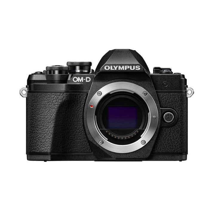 Olympus OM-D E-M10 Mark III Kameragehäuse (schwarz), WLAN-fähig, 4K-Video schwarz Ohne Kits, schwarz