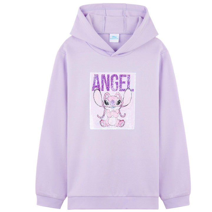 Disney Stitch Pullover Mädchen, Jungen &amp; Teens, Atmungsaktiv Kinder Hoodie Kuschelig mit Wendbarem P