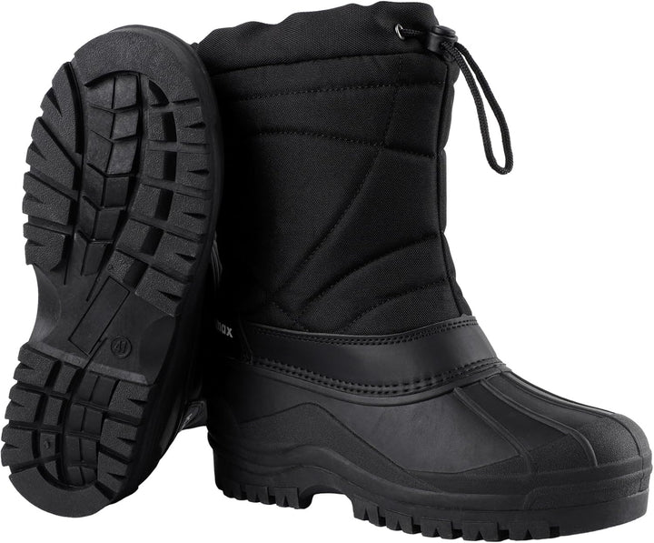 Knixmax Herren Damen Schneestiefel Winterstiefel Warme Gefüttert Winterschuhe rutschfest Wasserdicht