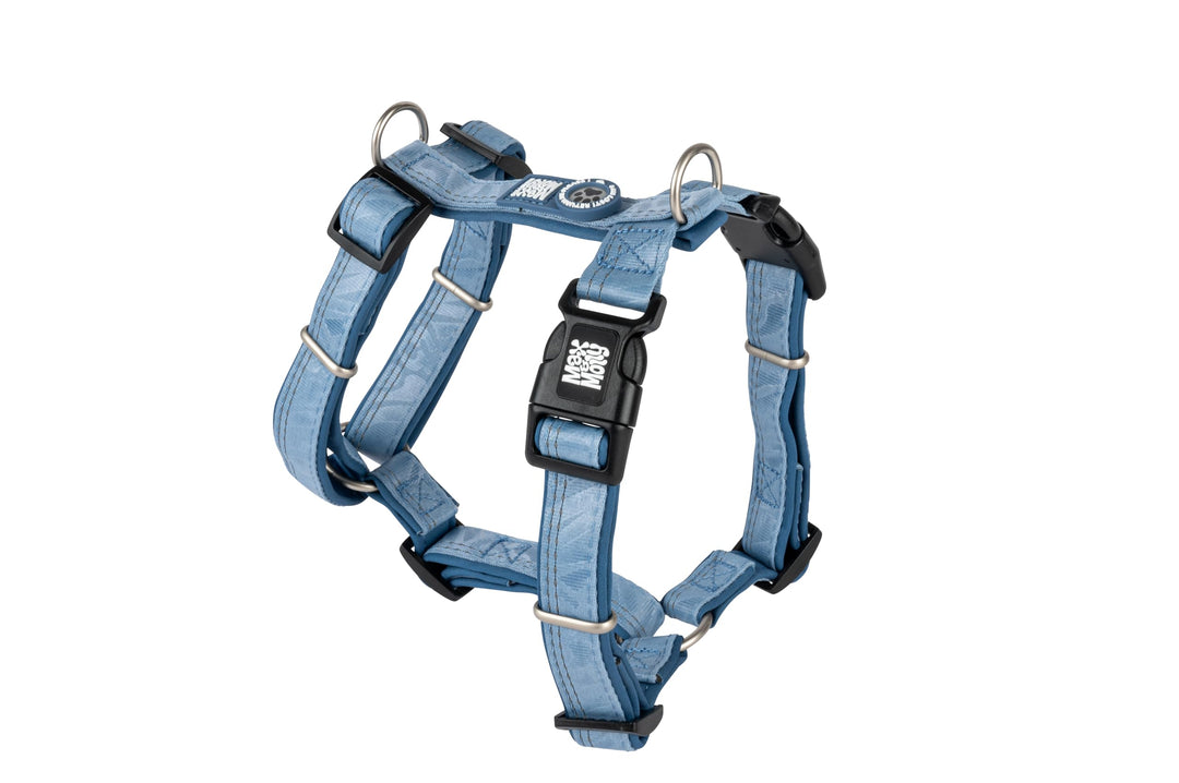 Max & Molly Hundegeschirr Matrix 2.0 Ocean/L in H-Form, für Hunde mit Gotcha! Smart ID, Geschirr Hun
