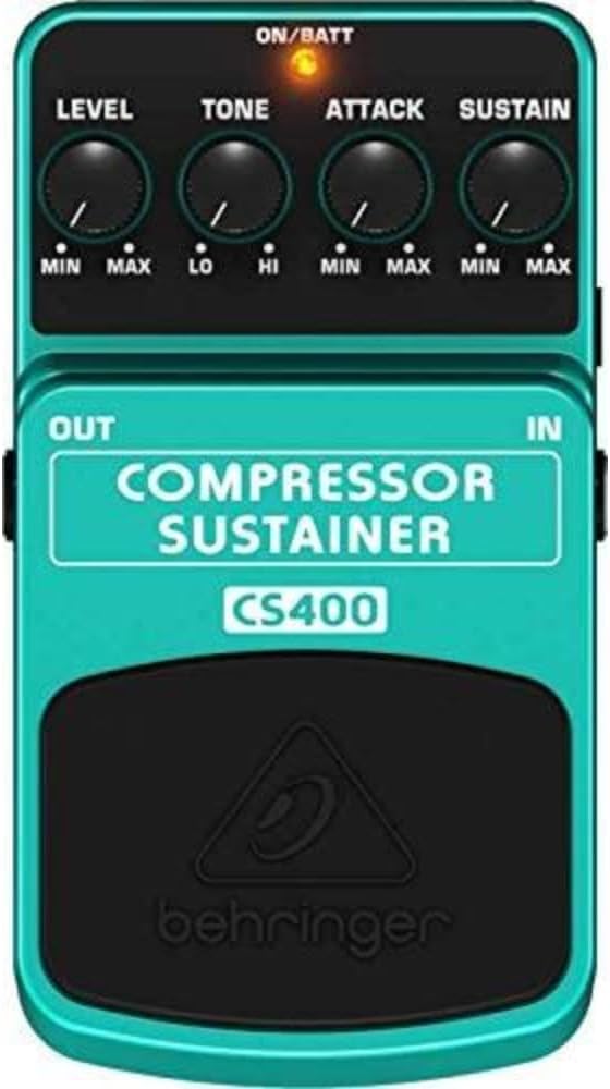 Behringer COMPRESSOR/SUSTAINER CS400 Ultimatives Dynamik-Effektpedal COMPRESSOR/SUSTAINER CS400 Guit