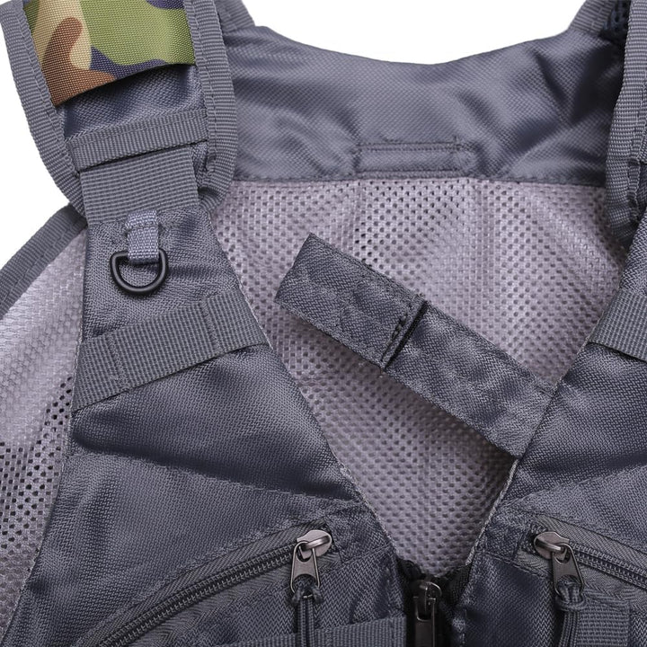 Kylebooker Fliegenfischen Weste Angelweste Einstellbare Grösse Maschen Multi-Taschen Jacke Einheitsg