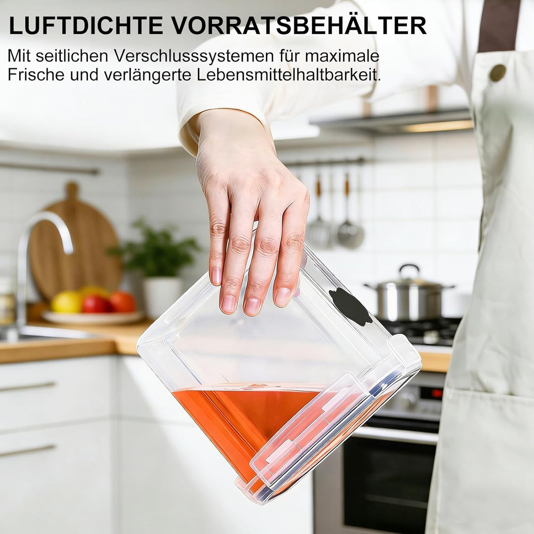 Haushaltszauber® Vorratsdosen Set XL – 24-teilig (0,8/1,4/2,0/2,8 L) | Luftdichte Vorratsdosen, Vorr