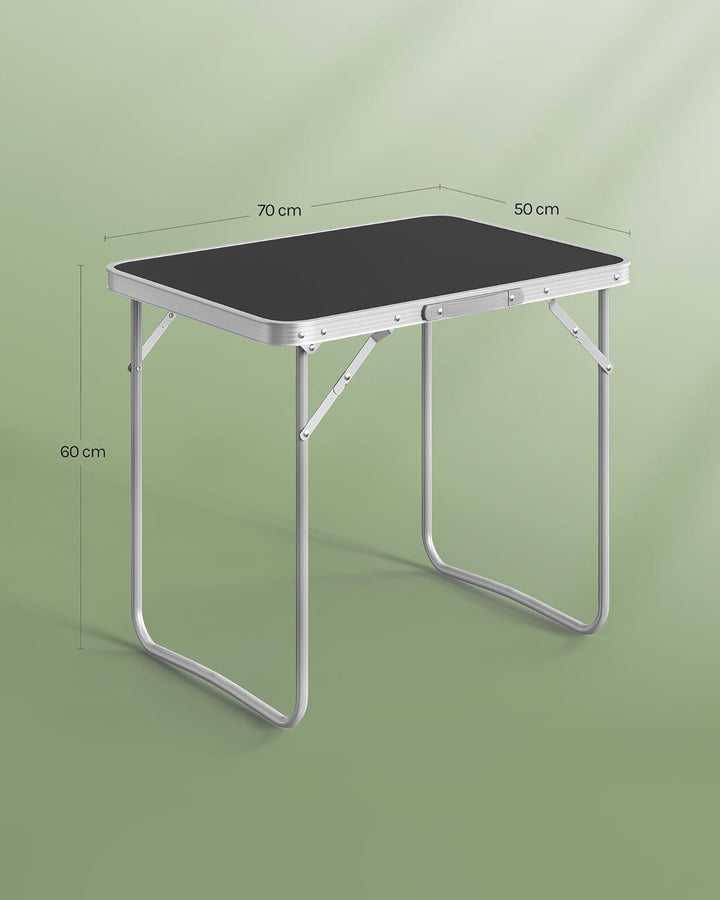 WOLTU Campingtisch Klapptisch Reisetisch mit Griff, 70x50x60cm(LxBxH) zusammenklappbar Gartentisch a
