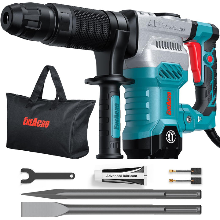ENEACRO SDS-Max Abbruchhammer Stemmhammer für Beton, 1300W 20 Joule Schwerlast Elektrischer Schlagha