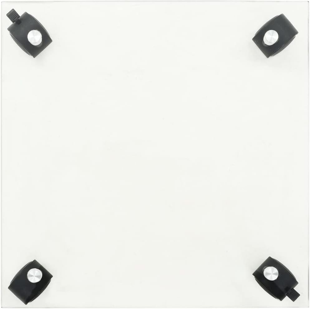 vidaXL 2X Pflanzenroller Hartglas 35x35cm Untersetzer Blumenroller Rollbrett