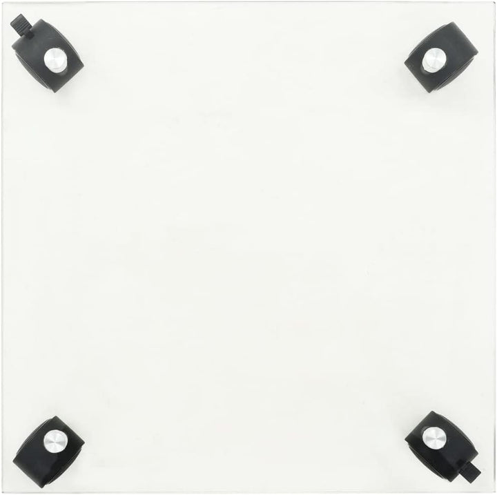 vidaXL 2X Pflanzenroller Hartglas 35x35cm Untersetzer Blumenroller Rollbrett