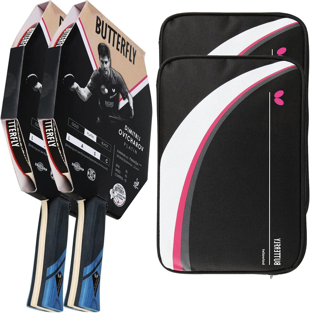 Butterfly® Dimitrij Ovtcharov Platin Tischtennisschläger | Eva-Technologie | ITTF zertifizierter Pan