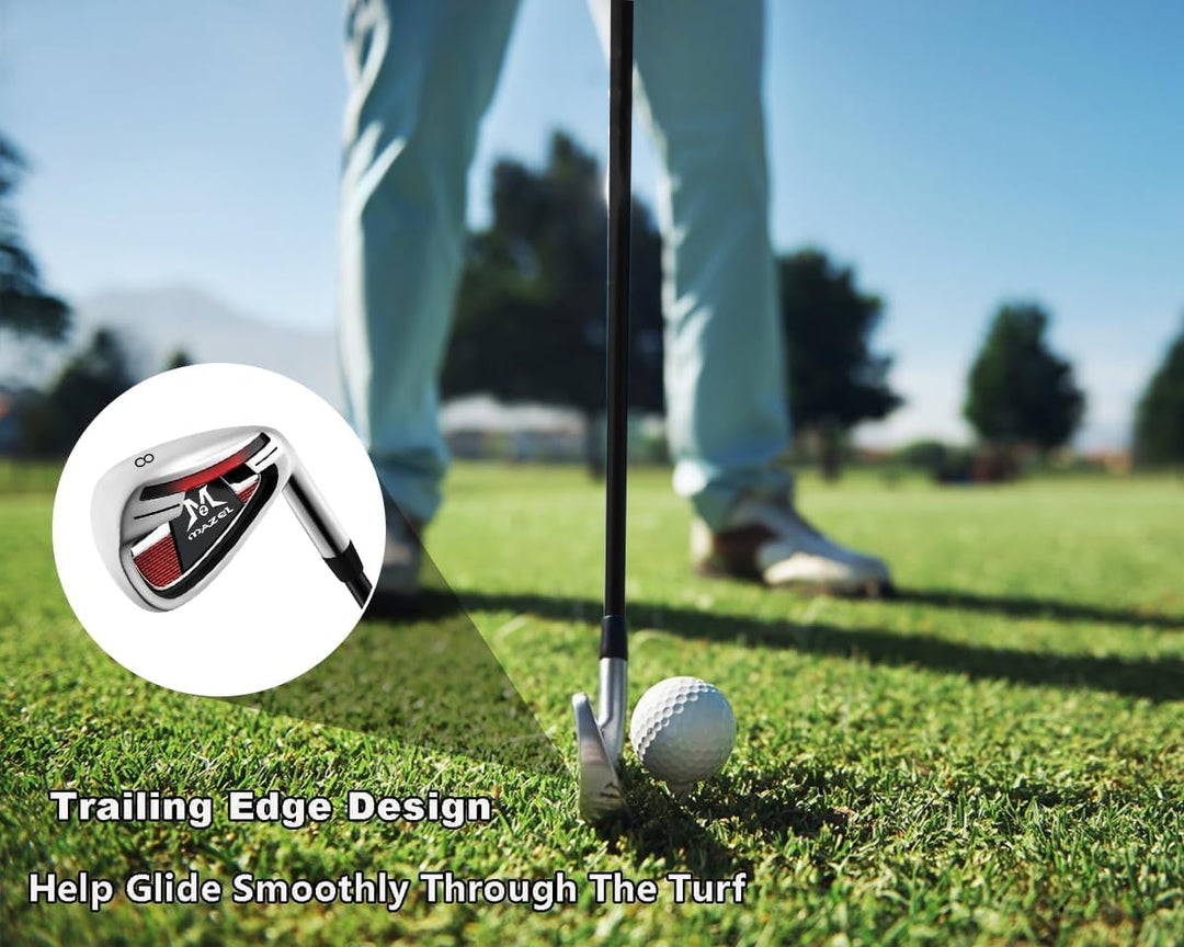 MAZEL WM-X2 Golf Eisen Single1,2,3,4,5,6,7,8,9, P,S, Edelstahl Golf Club Eisen für Männer Rechtshänd