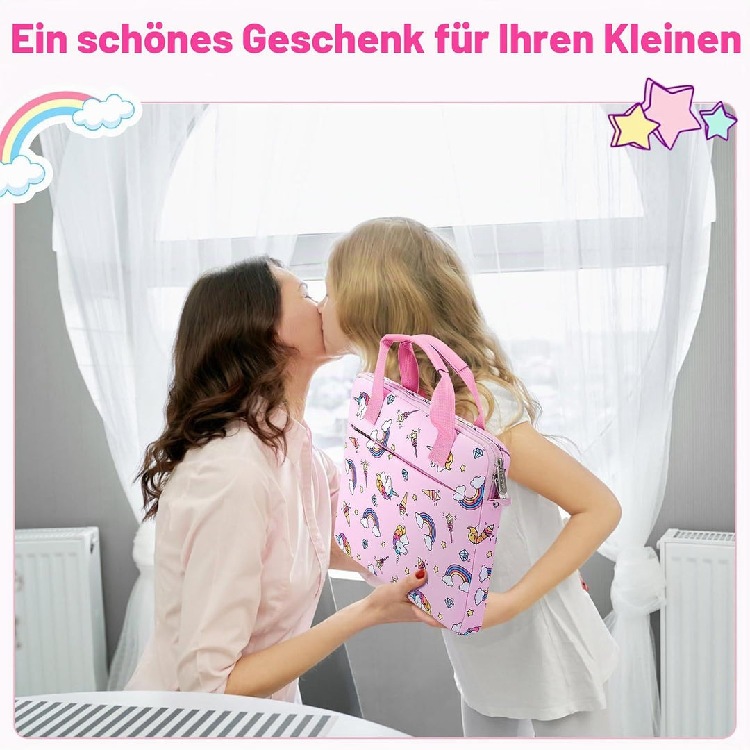MoKo 10-12,5 Zoll Kinder Tablet Tasche Hülle für Fire HD 10 13th/11th Gen, Fire HD 8/7 Kids 2022, Ta
