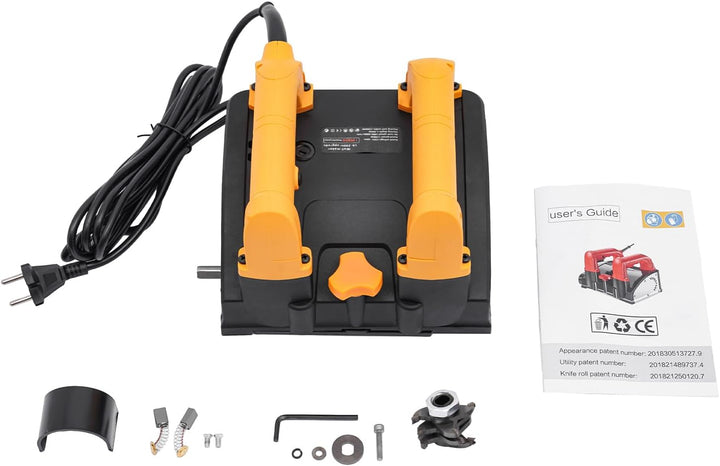 Betonfräse Elektrische 1200W, 1000-4000r/min Sanierungsfräse, Putzfräse Mauerfräse, 1-4mm Hobeltiefe