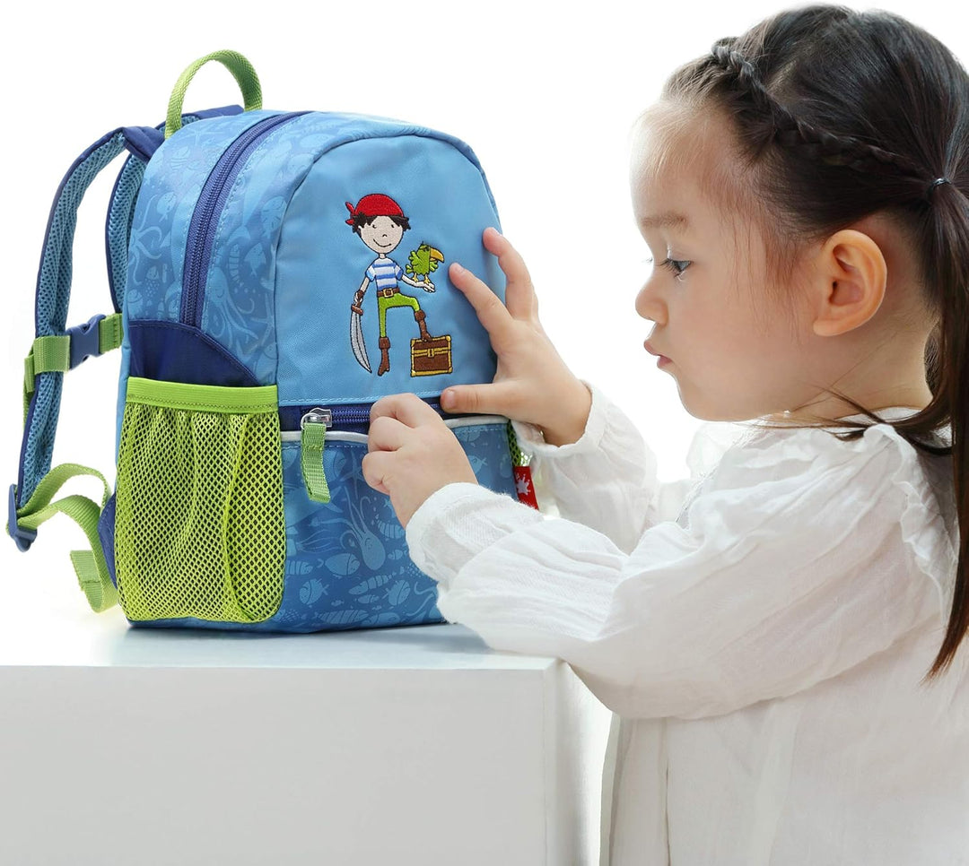 Sigikid 24936 Rucksack klein Sammy Samoa Mädchen und Jungen Kinderrucksack empfohlen ab 2 Jahren bla
